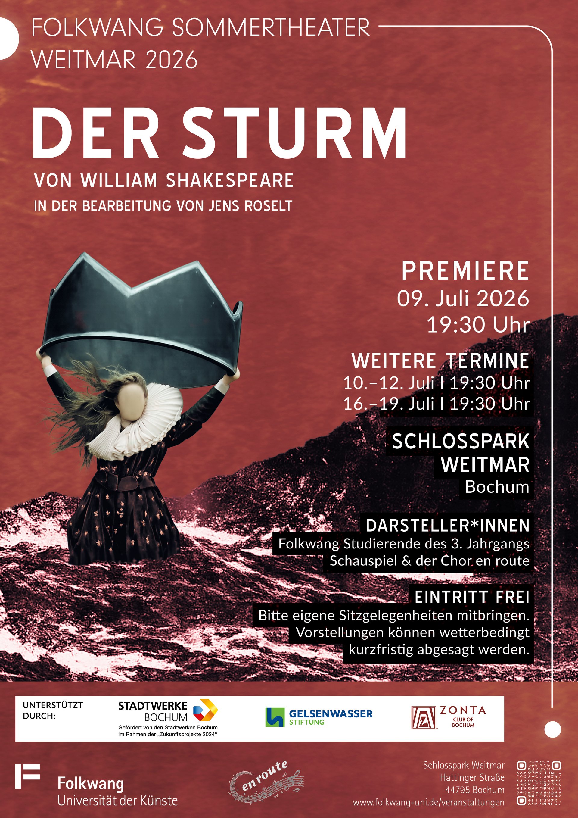 Programmübersicht Sommertheater Bochum Weitmar