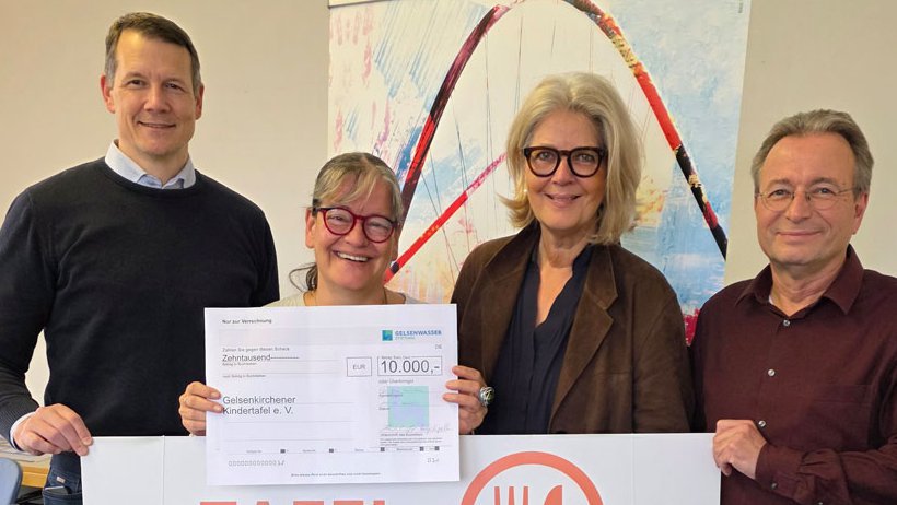Spendenübergabe an die Tafel Gelsenkirchen