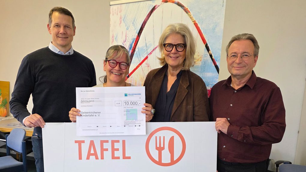 Spendenübergabe an die Tafel Gelsenkirchen