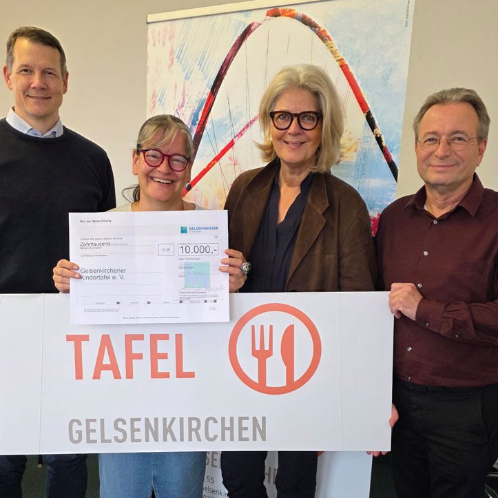 Spendenübergabe an die Tafel Gelsenkirchen