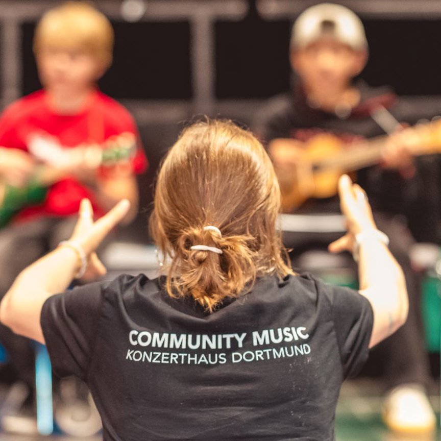 Einfach eine gute Zeit für über 90 Kinder bei der Community Music Woche in Dortmund