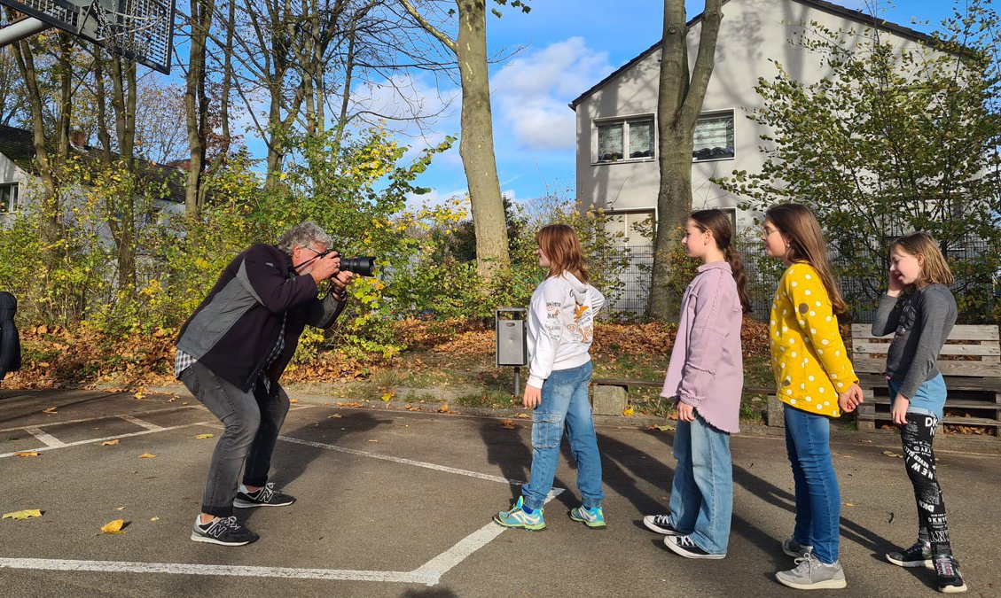 Fotograf Andreas Weiß machte in unserem Auftrag Bilder im Kindergarten Mehrfeldstraße in Gelsenkirchen und im Willy-Brandt-Gymnasium in Oer-Erkenschwick.